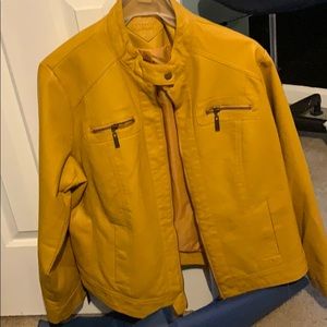Mustard Leather Jacket
